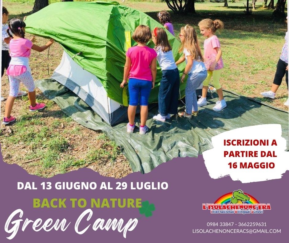 Back to nature green camp